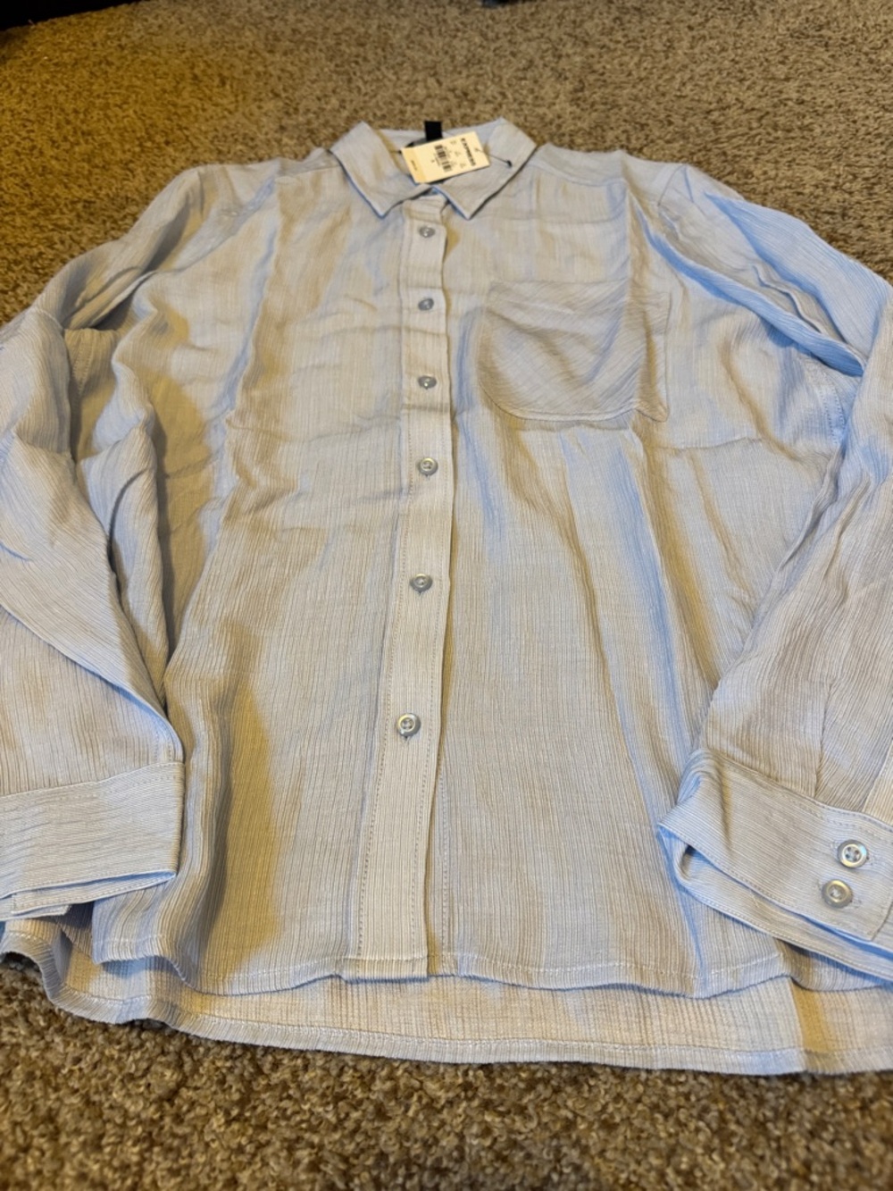 EXPRESS GAUZE BUTTON UP